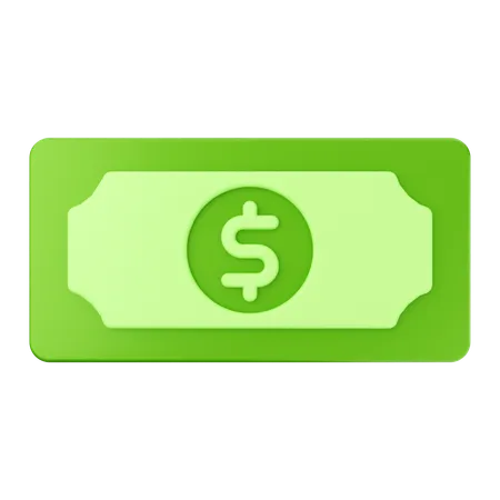 Pago de dinero  3D Icon