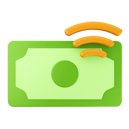 Pago de dinero  3D Icon