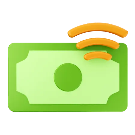 Pago de dinero  3D Icon