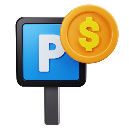 Pago de estacionamiento  3D Icon