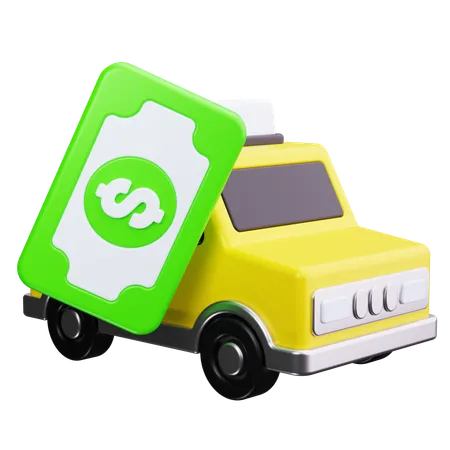 Pago de taxi  3D Icon