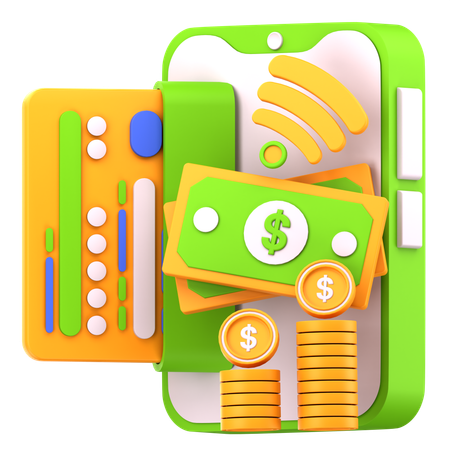 Pago Digital  3D Icon