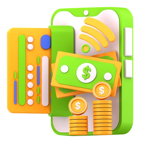 Pago Digital  3D Icon