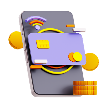 Pago Digital  3D Icon