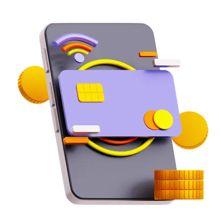 Pago Digital  3D Icon