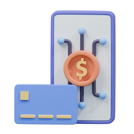 Pago Digital  3D Icon