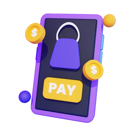 Pago Digital  3D Icon