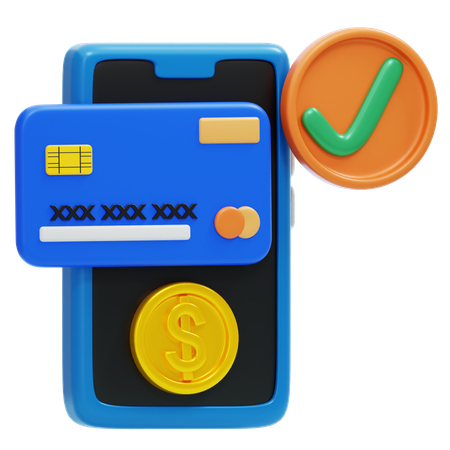 Pago Digital  3D Icon