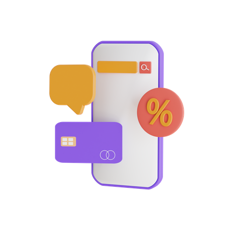 Pago Digital  3D Icon