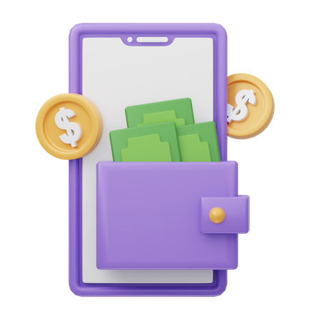 Pago Digital  3D Icon