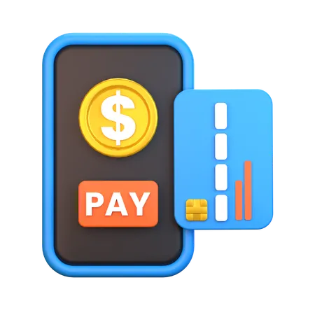 Pago en línea  3D Icon