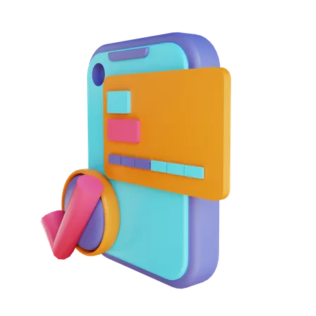 Pago en línea  3D Illustration