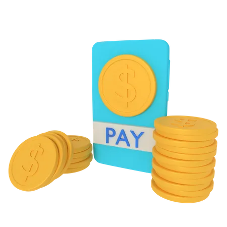 Pago en línea  3D Icon