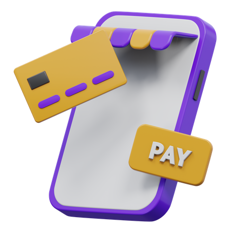 Pago en línea  3D Icon