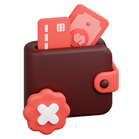 Pago fallido  3D Icon