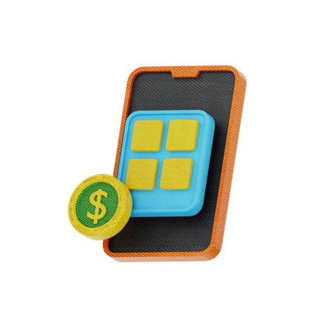 Pago movil  3D Icon