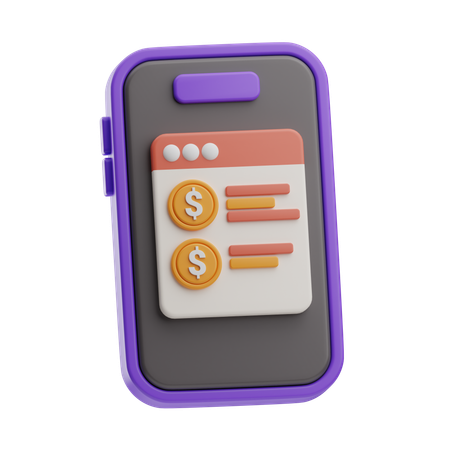 Pago movil  3D Icon