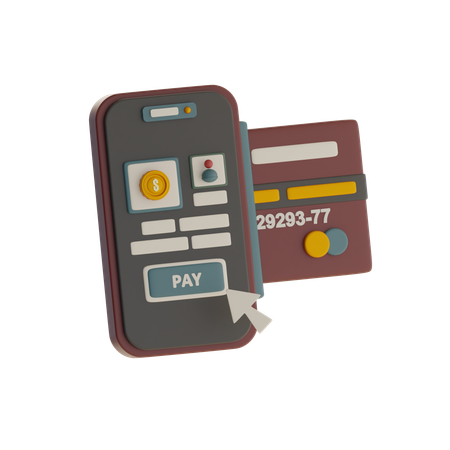 Pago movil  3D Icon
