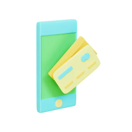 Pago movil  3D Illustration