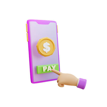 Pago movil  3D Icon