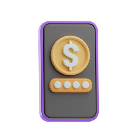 Pago movil  3D Icon