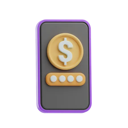 Pago movil  3D Icon