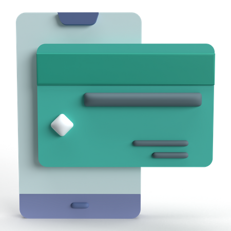 Pago móvil  3D Icon