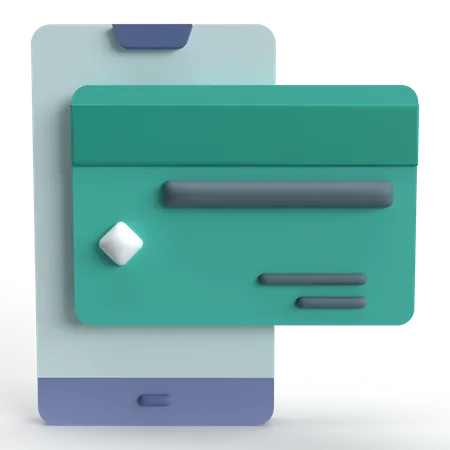 Pago móvil  3D Icon