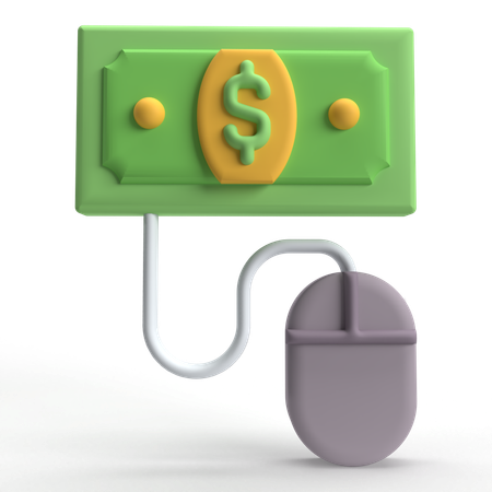 Pago por clic  3D Icon