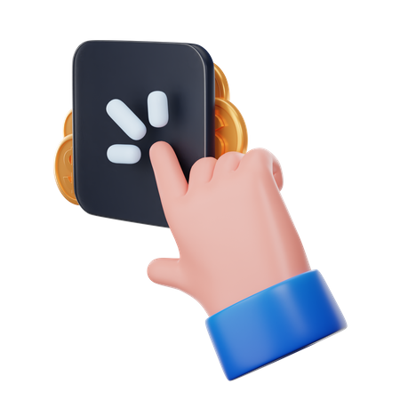 Pago por clic  3D Icon
