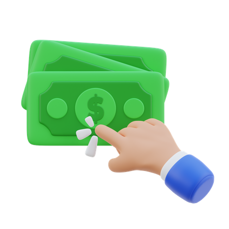 Pago por clic  3D Icon