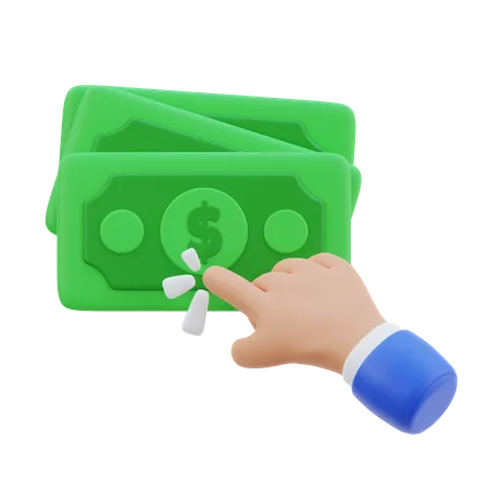 Pago por clic  3D Icon