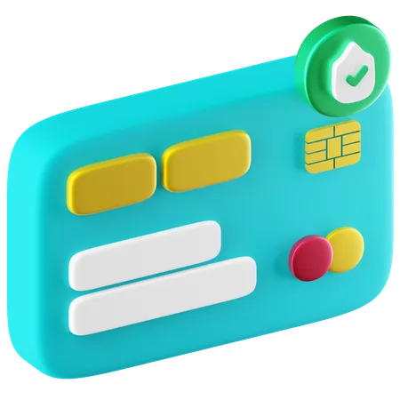 Pago seguro  3D Icon