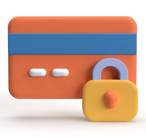 Pago seguro  3D Icon