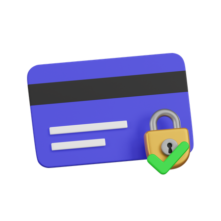 Pago seguro  3D Icon