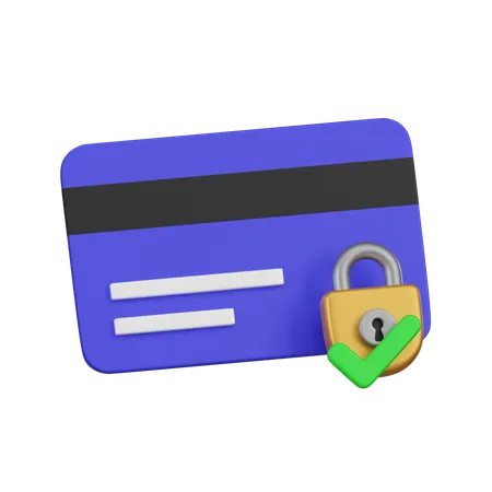 Pago seguro  3D Icon