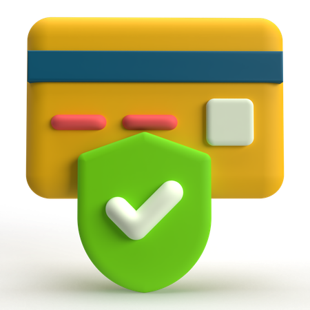 Pago seguro  3D Icon