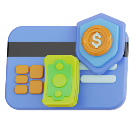 Pago seguro  3D Icon