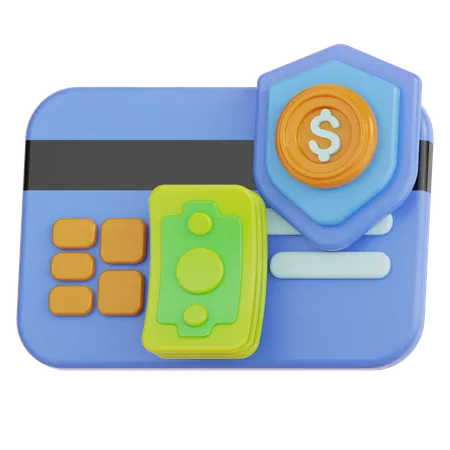 Pago seguro  3D Icon