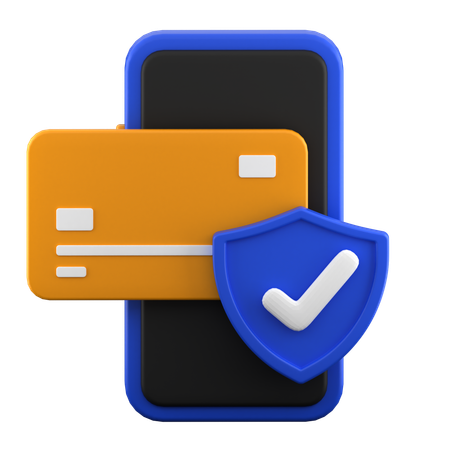 Pago seguro  3D Icon