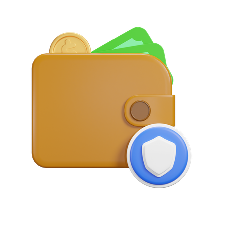 Pago de seguridad  3D Icon