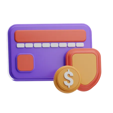 Pago seguro  3D Icon