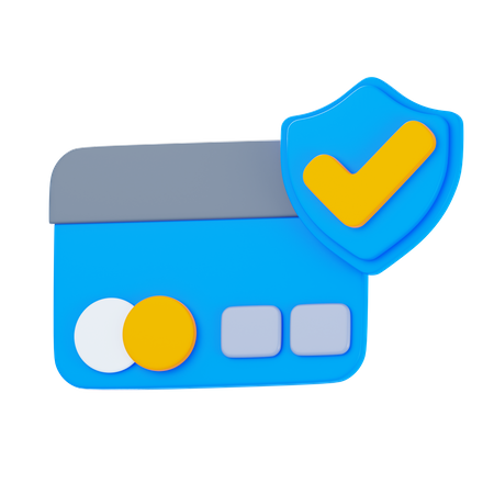 Pago seguro  3D Icon