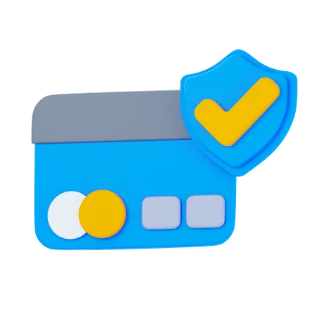 Pago seguro  3D Icon