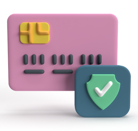 Pago seguro  3D Icon