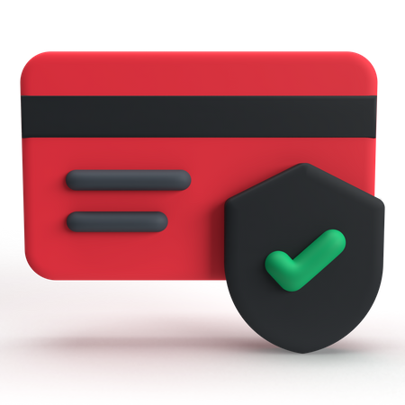 Pago seguro  3D Icon