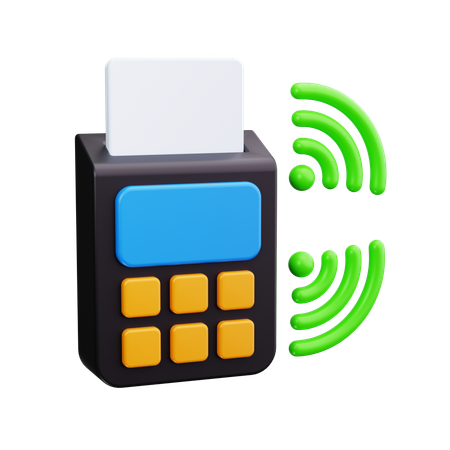 Pago sin contacto  3D Icon