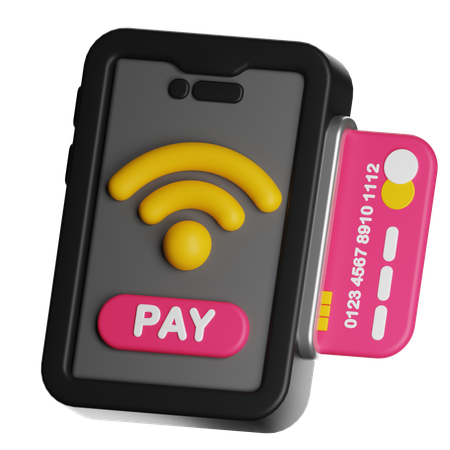 Pago sin contacto  3D Icon