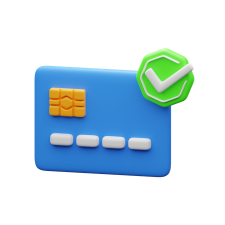 Pago verificado  3D Icon