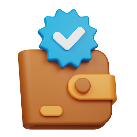 Pago verificado  3D Icon